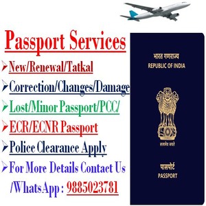 Passport Services (New Passport/Renewal/Address Change etc.,)